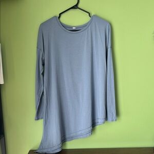 Lululemon Asymmetric Hem Top - Dusty Blue